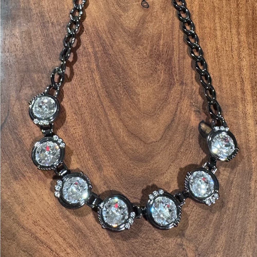 Silpada Black and Silver Chain Necklace